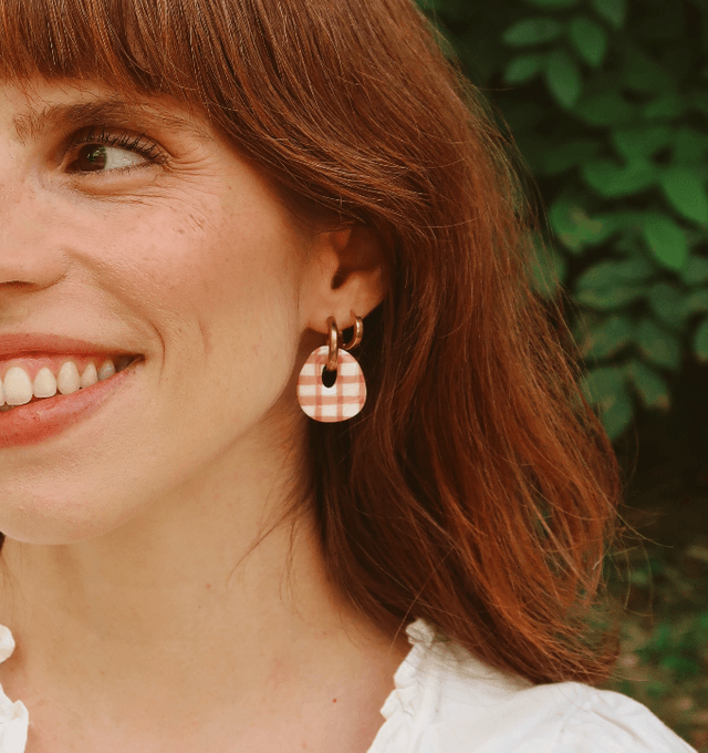 Boucles d'oreilles Cloth