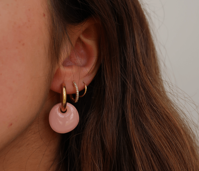 Boucles d'oreilles Rosée