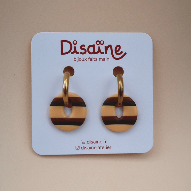 Boucles d’oreilles Moka