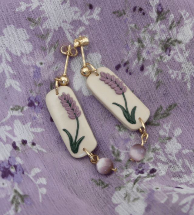 Boucles d’oreilles Juillet en Provence 